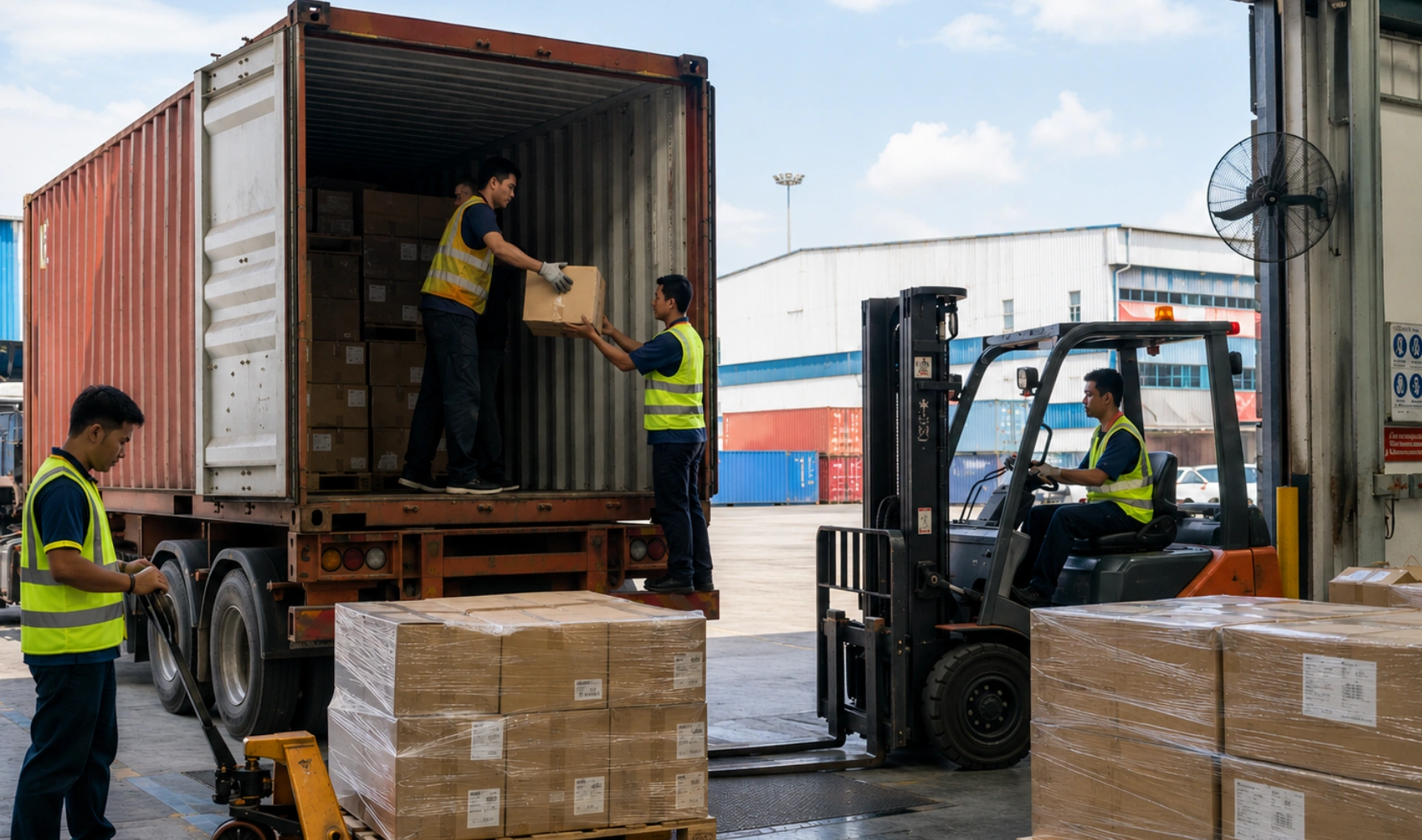 Inbound Cargo Handling - Warehousing & Distribution Malaysia